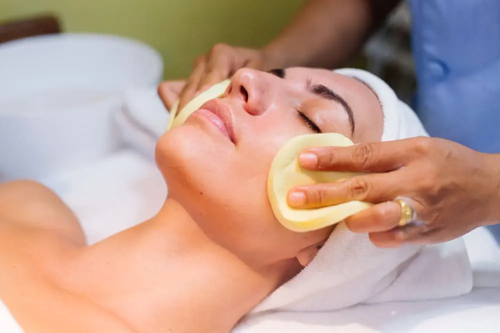 Full face waxing